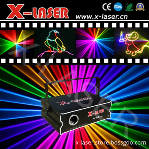 Latest 1W RGB Full Color Animation Laser Light Show/Christmas Light